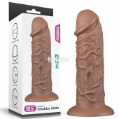 Коричневый фаллоимитатор Cubby dildo - 26,6 см. - Lovetoy в Таганроге Коричневый фаллоимитатор Cubby dildo - 26,6 см. - Lovetoy