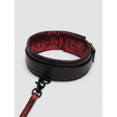 Стильный ошейник с поводком Reversible Faux Leather Collar and Lead - Fifty Shades of Grey - купить с доставкой в Таганроге