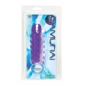 Закрытая фиолетовая насадка с пупырышками SAMURAI PENIS SLEEVE PURPLE - 14,5 см. - NMC - в Таганроге купить с доставкой