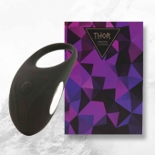 Черное эрекционное виброкольцо Thor Cockring - FeelzToys - в Таганроге купить с доставкой