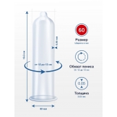 Презервативы MY.SIZE размер 60 - 3 шт. - My.Size - купить с доставкой в Таганроге