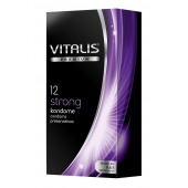 Презервативы с утолщённой стенкой VITALIS PREMIUM strong - 12 шт. - Vitalis - купить с доставкой в Таганроге