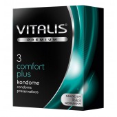 Контурные презервативы VITALIS PREMIUM comfort plus - 3 шт. - Vitalis - купить с доставкой в Таганроге