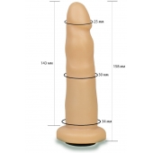 Телесная насадка Harness - 15,8 см. - LOVETOY (А-Полимер) - купить с доставкой в Таганроге