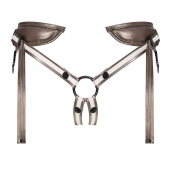Бронзовый пояс для насадок Desirous Harness - Strap-on-me - купить с доставкой в Таганроге