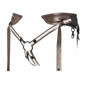 Бронзовый пояс для насадок Desirous Harness - Strap-on-me - купить с доставкой в Таганроге