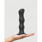 Черная насадка Strap-On-Me Dildo Geisha Balls size XL - Strap-on-me - купить с доставкой в Таганроге