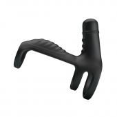 Черная вибронасадка на пенис Vibrating Penis Sling - Baile - в Таганроге купить с доставкой