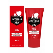 Крем-пролонгатор CBD from Amsterdam Delay Cream - 50 мл. - Shots Media BV - купить с доставкой в Таганроге