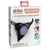 Черные трусики для страпона Body Dock SE на регулируемых ремнях - Pipedream - купить с доставкой в Таганроге