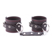 БДСМ-комплект: большая распорка и оковы - Crazy Handmade - купить с доставкой в Таганроге БДСМ-комплект: большая распорка и оковы - Crazy Handmade - купить с доставкой в Таганроге