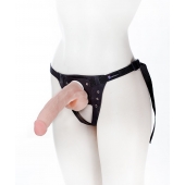 Реалистичный фаллос на поясе Harness - 20,5 см. - LOVETOY (А-Полимер) - купить с доставкой в Таганроге