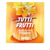 Пробник гель-смазки Tutti-frutti со вкусом ванильного пудинга - 4 гр. - Биоритм - купить с доставкой в Таганроге