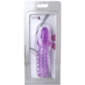 Фиолетовая насадка, удлиняющая половой член - 13,5 см. - Toyfa Basic - в Таганроге купить с доставкой