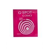 Стимулирующий интимный крем для женщин Cosmo G-spot - 2 гр. - Биоритм - купить с доставкой в Таганроге