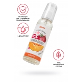Съедобная гель-смазка Yovee «Двойной соблазн» с Д-пантенолом и вкусом клубники и дыни - 100 мл. - ToyFa - купить с доставкой в Таганроге