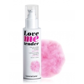 Съедобное согревающее массажное масло Love Me Tender Cotton Candy с ароматом сладкой ваты - 100 мл. - Love to Love - купить с доставкой в Таганроге