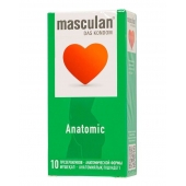 Презервативы анатомической формы Masculan Anatomic - 10 шт. - Masculan - купить с доставкой в Таганроге