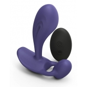 Темно-синий вибромассажер Witty P G Vibrator with Remote Control - Love to Love - в Таганроге купить с доставкой
