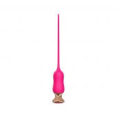 Розовый тонкий стимулятор Nipple Vibrator - 23 см. - I-MOON - купить с доставкой в Таганроге