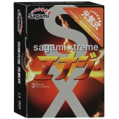 Презервативы Sagami Xtreme ENERGY с ароматом энергетика - 3 шт. - Sagami - купить с доставкой в Таганроге