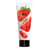 Лубрикант на водной основе OYO Aroma Gel Strawberry с ароматом клубники - 75 мл. - OYO - купить с доставкой в Таганроге