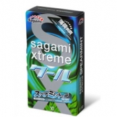 Презервативы Sagami Xtreme Mint с ароматом мяты - 10 шт. - Sagami - купить с доставкой в Таганроге