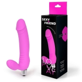 Розовый безремневой страпон Sexy Friend - 1137 - купить с доставкой в Таганроге