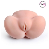Реалистичный мастурбатор с двумя функциональными отверстиями - Erowoman-Eroman - в Таганроге купить с доставкой