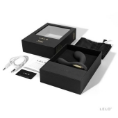 Чёрный перезаряжаемый стимулятор простаты Bruno Black - Lelo - в Таганроге купить с доставкой
