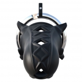 Черный замок верности Extreme Silicone Cock Blocker - Pipedream - купить с доставкой в Таганроге