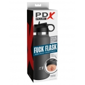 Серый мастурбатор в виде бутылки F*ck Flask - Pipedream - в Таганроге купить с доставкой