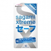 Презервативы Sagami Xtreme Ultrasafe с двойным количеством смазки - 10 шт. - Sagami - купить с доставкой в Таганроге