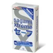 Презервативы Sagami Xtreme Ultrasafe с двойным количеством смазки - 10 шт. - Sagami - купить с доставкой в Таганроге