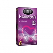 Презервативы с рёбрышками Domino Harmony - 6 шт. - Domino - купить с доставкой в Таганроге