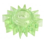 Зеленое эрекционное кольцо-солнце - Toyfa Basic - в Таганроге купить с доставкой