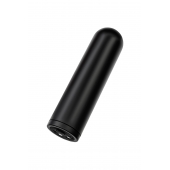 Черная перезаряжаемая вибропуля с пультом ДУ RealStick CALIBER - ToyFa купить в Таганроге с доставкой в Orgasmix.ru Черная перезаряжаемая вибропуля с пультом ДУ RealStick CALIBER - ToyFa