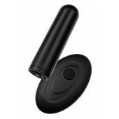 Черная перезаряжаемая вибропуля с пультом ДУ RealStick CALIBER - ToyFa купить в Таганроге с доставкой в Orgasmix.ru Черная перезаряжаемая вибропуля с пультом ДУ RealStick CALIBER - ToyFa