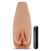 Маструбатор-вагина с вибрацией Soft   Wet Renata Realistic Tan Masturbator - Blush Novelties - в Таганроге купить с доставкой