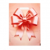 Пакет с принтом в виде банта с вырубной ручкой (30х40 см) - Сима-Ленд - купить с доставкой в Таганроге