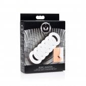 Комплект из 6 прозрачных эрекционных колец Ring Master Custom Ball Stretcher Kit - XR Brands - в Таганроге купить с доставкой