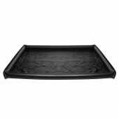 Черная виниловая простынь с надувными краями Nuru Inflatable Vinyl Massage Sheet - XR Brands - купить с доставкой в Таганроге