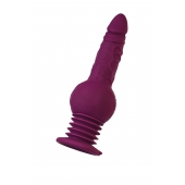 Фиолетовая мини-машина для секса Striker с пультом ДУ - 23,5 см. - ToyFa - купить с доставкой в Таганроге Фиолетовая мини-машина для секса Striker с пультом ДУ - 23,5 см. - ToyFa - купить с доставкой в Таганроге