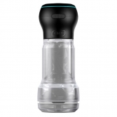 Набор PowerBlow   Feel Pocket Stroker Crystal: мастурбатор и интерактивная насадка - Kiiroo - в Таганроге купить с доставкой