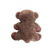 Бондажный набор: бурый мишка с розовыми оковами и наручниками - Pecado - купить с доставкой в Таганроге