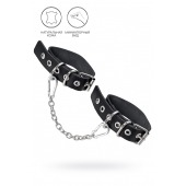 Черные оковы из одного ремешка с люверсами - Pecado - купить с доставкой в Таганроге