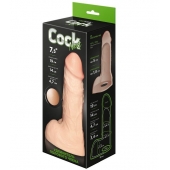Телесный фаллоудлинитель с мошонкой Cock Next - 19 см. - LOVETOY (А-Полимер) - в Таганроге купить с доставкой