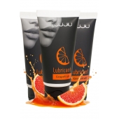 Набор из 3 съедобных лубрикантов JUJU со вкусом грейпфрута - JuJu - купить с доставкой в Таганроге