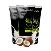 Набор из 3 съедобных лубрикантов JUJU со вкусом кокоса - JuJu - купить с доставкой в Таганроге