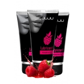 Набор из 3 съедобных лубрикантов JUJU со вкусом малины - JuJu - купить с доставкой в Таганроге